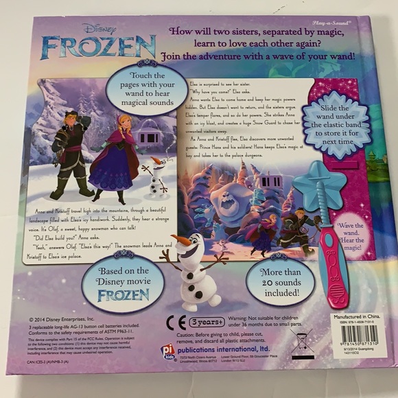 Frozen Book with interactive magic wand - Picture 5 of 5